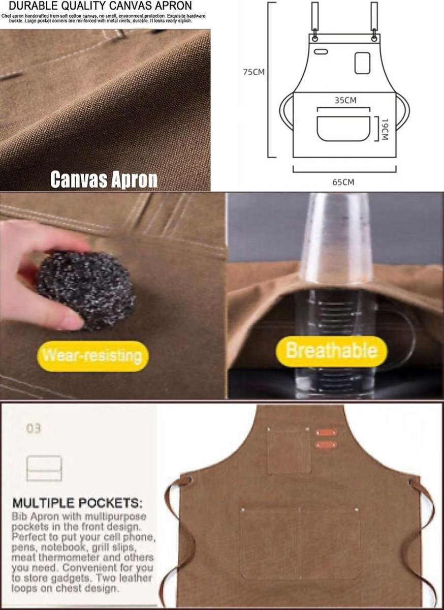 ZS - Multi-Use Duffle Apron - Brown