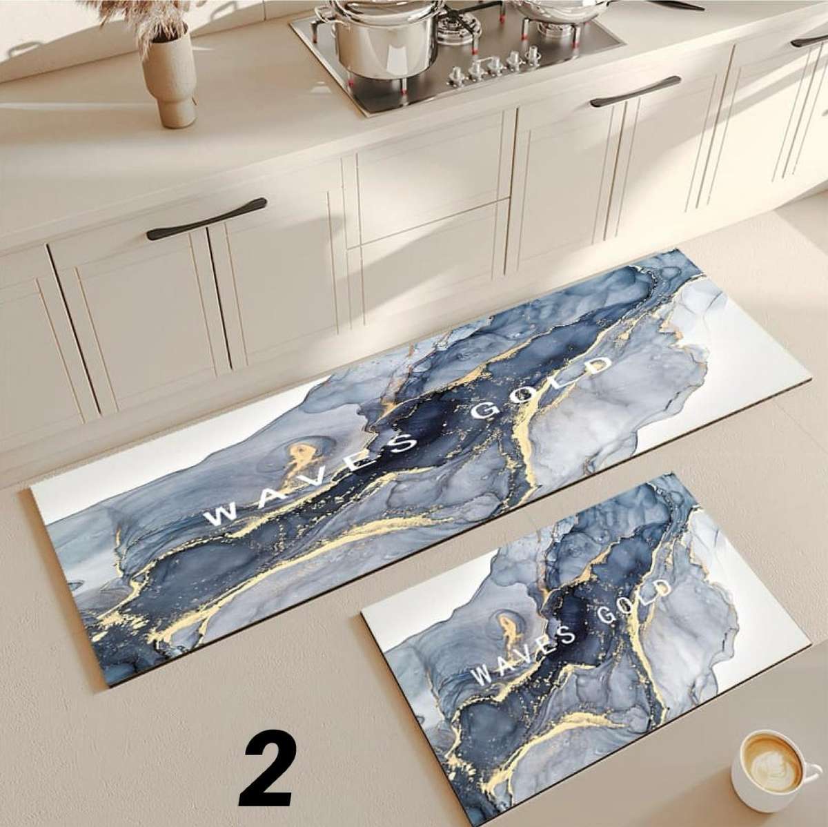 ZS - 2pcs Kitchen Mats - 11
