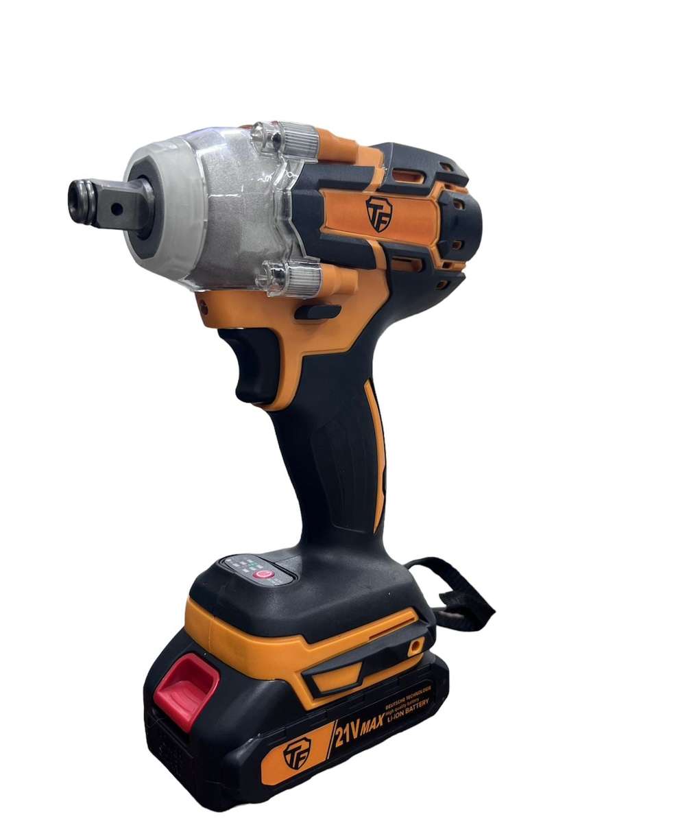 21V Cordless Rechargeable Electric Impact Wrench Driver