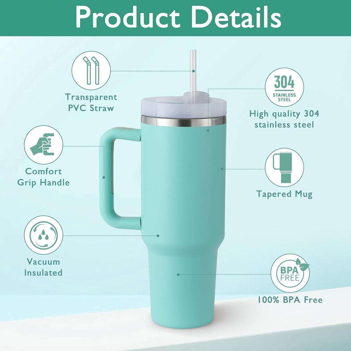 ZS - Insulated Travel Flask Quencher 40oz/1200ml - Blue
