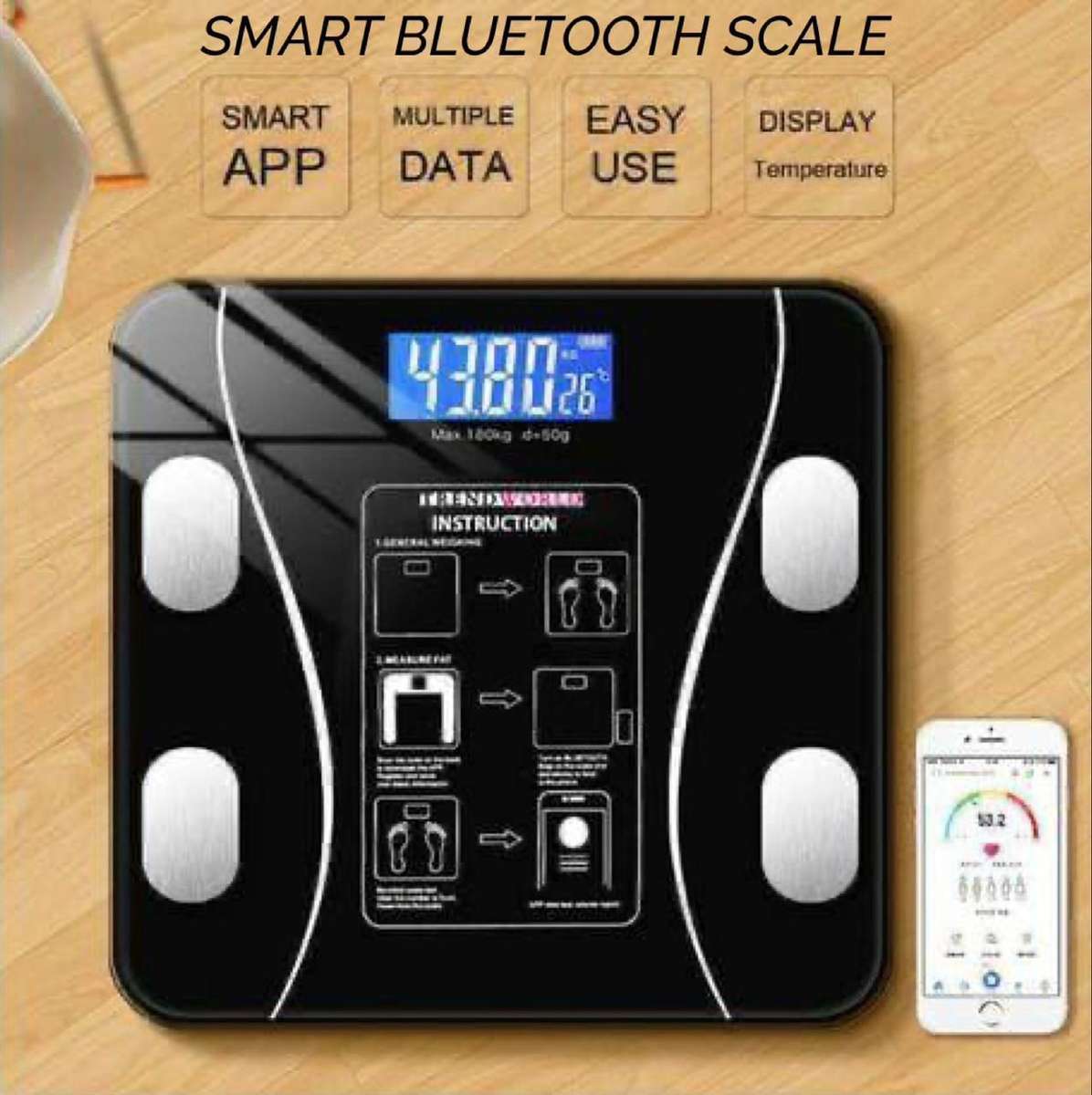 ZS - Smart Bluetooth Scale - Black