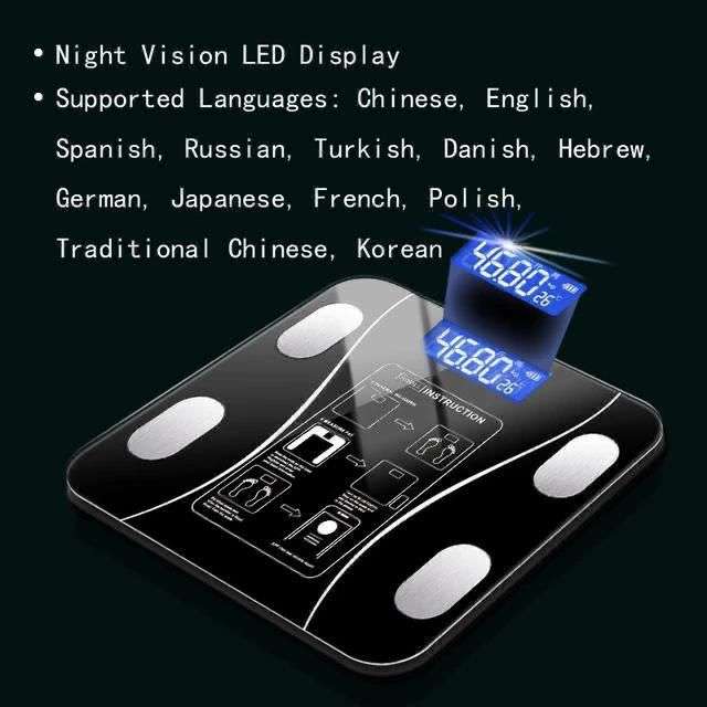 ZS - Smart Bluetooth Scale - Black