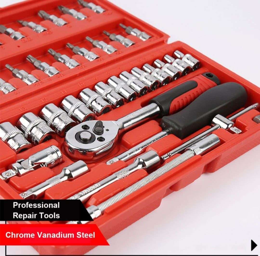 ZS - 46 Pieces 1/4-Inch Socket Set