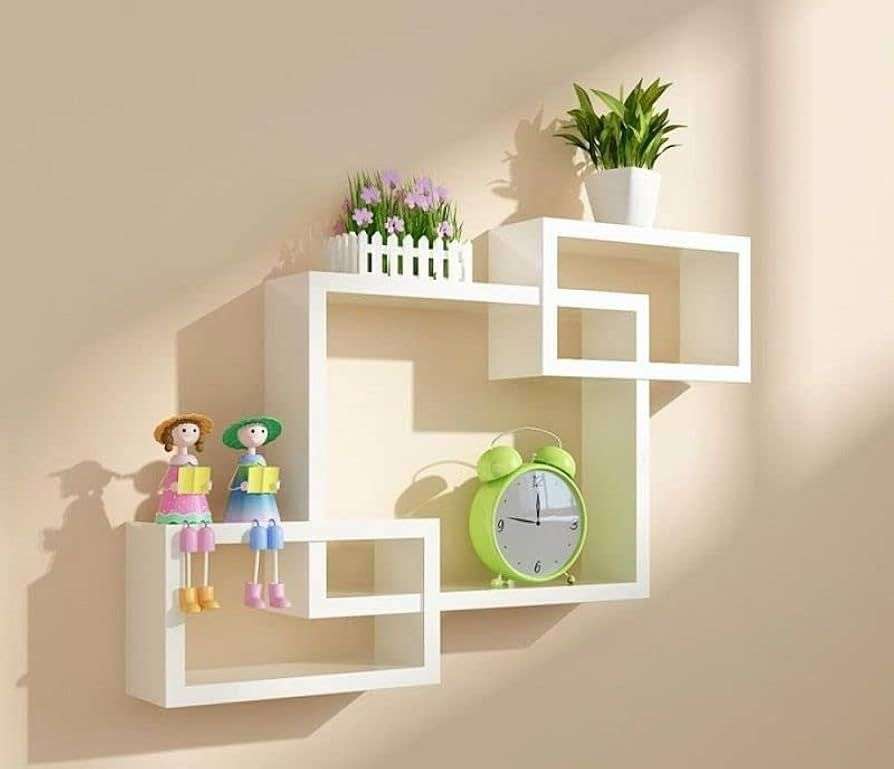 ZS - Wall Mounted Cubes Shelf - 3 Cubes
