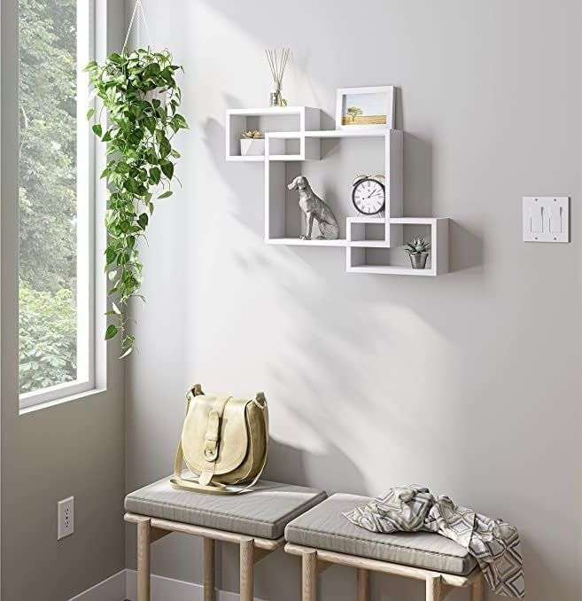 ZS - Wall Mounted Cubes Shelf - 3 Cubes