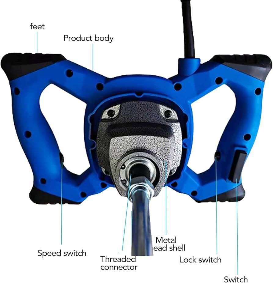 ZS - Handheld Industrial Paint Mixer Cement Stirrer 1200W