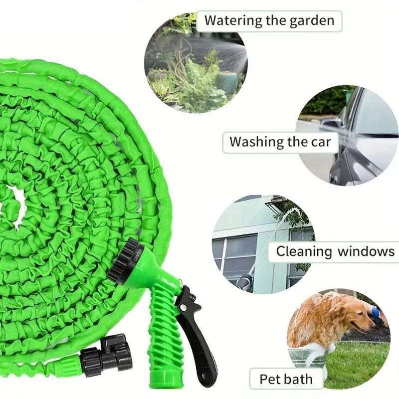 ZS - Magic Garden Hose 30 Meters/100 Feet - Green