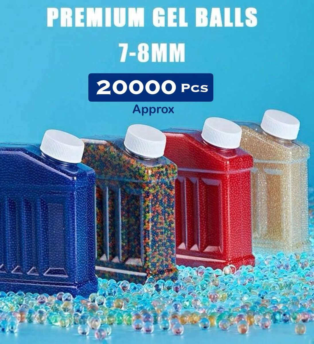 ZS - Premium Gel Blaster Balls 20000 PC (Approx) - Green
