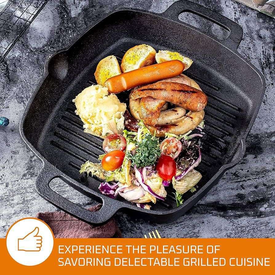 ZS - AIYI® CAST-IRON GRILL PAN