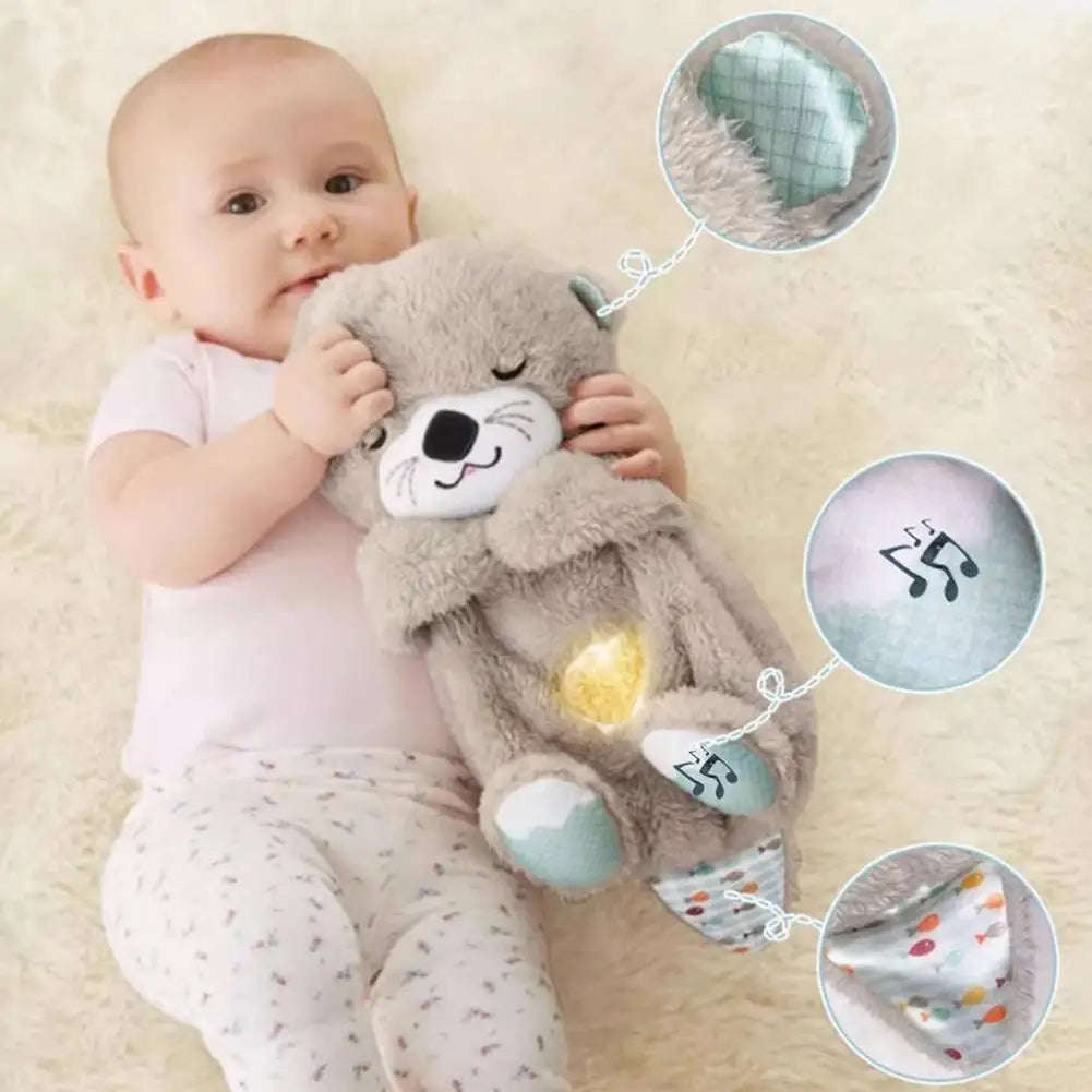 ZS - Plushy Breathing Bear - Gray