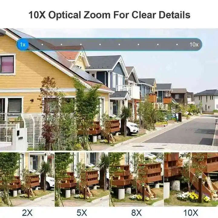 ZS -  12MP Solar CCTV Camera | Wireless Outdoor Security with Color Night Vision