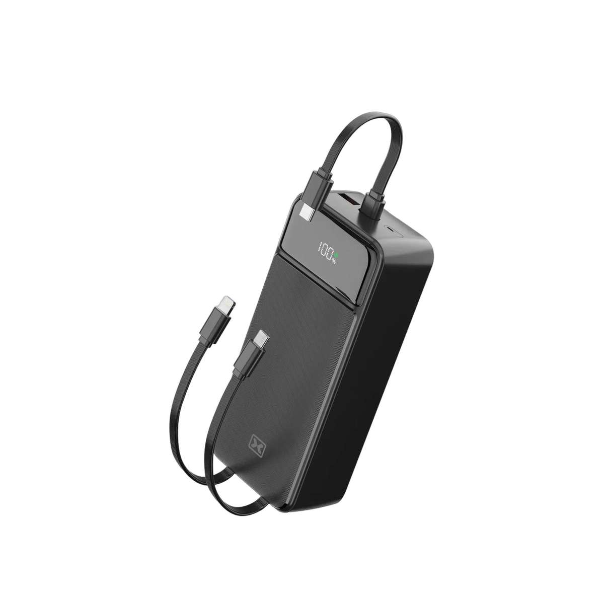 ZS - 30000mAh 22.5W Fast Charging Power Bank with Built-In Cables