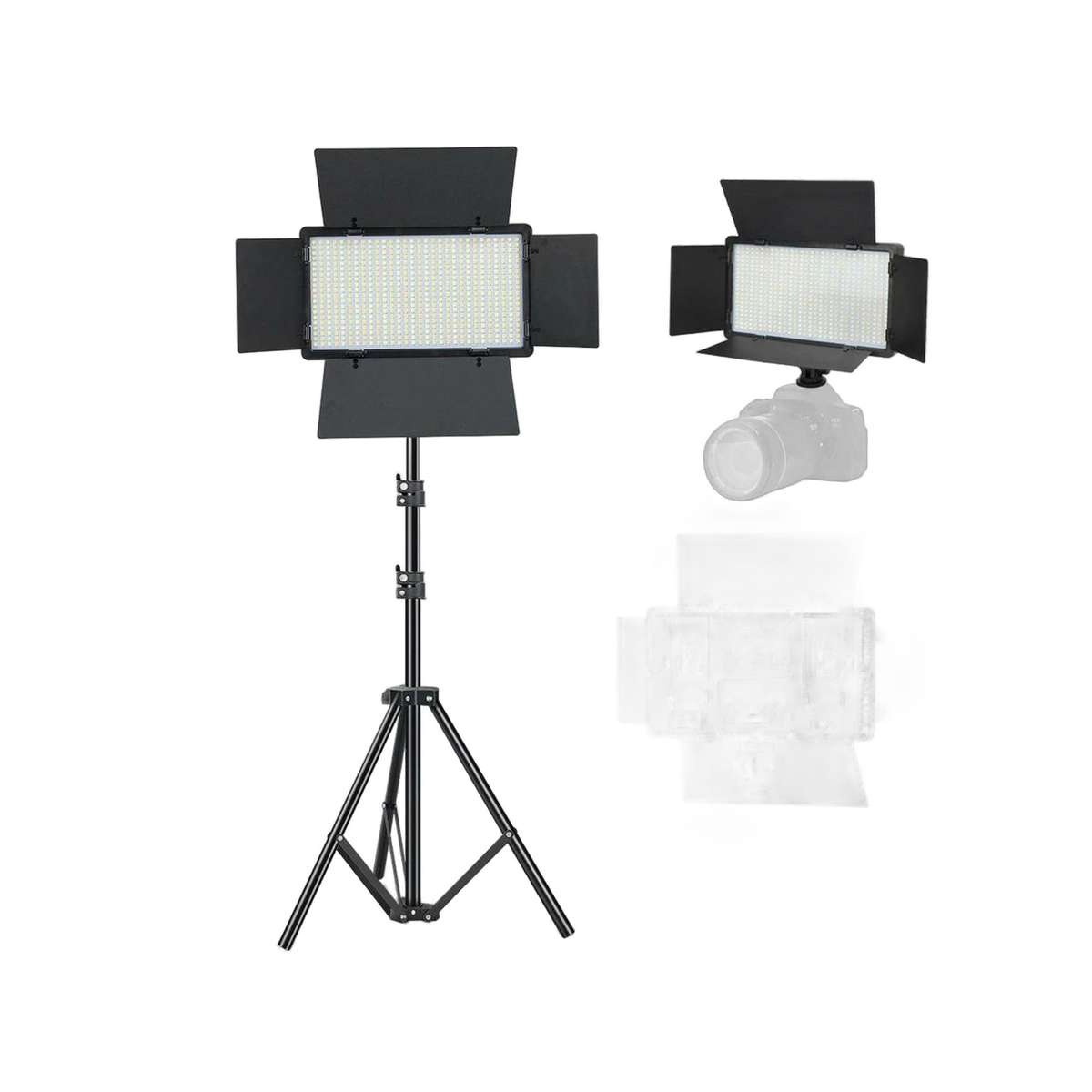 ZS - Professional Photo & Video Led Light Kit Varicolor 600-Bulb