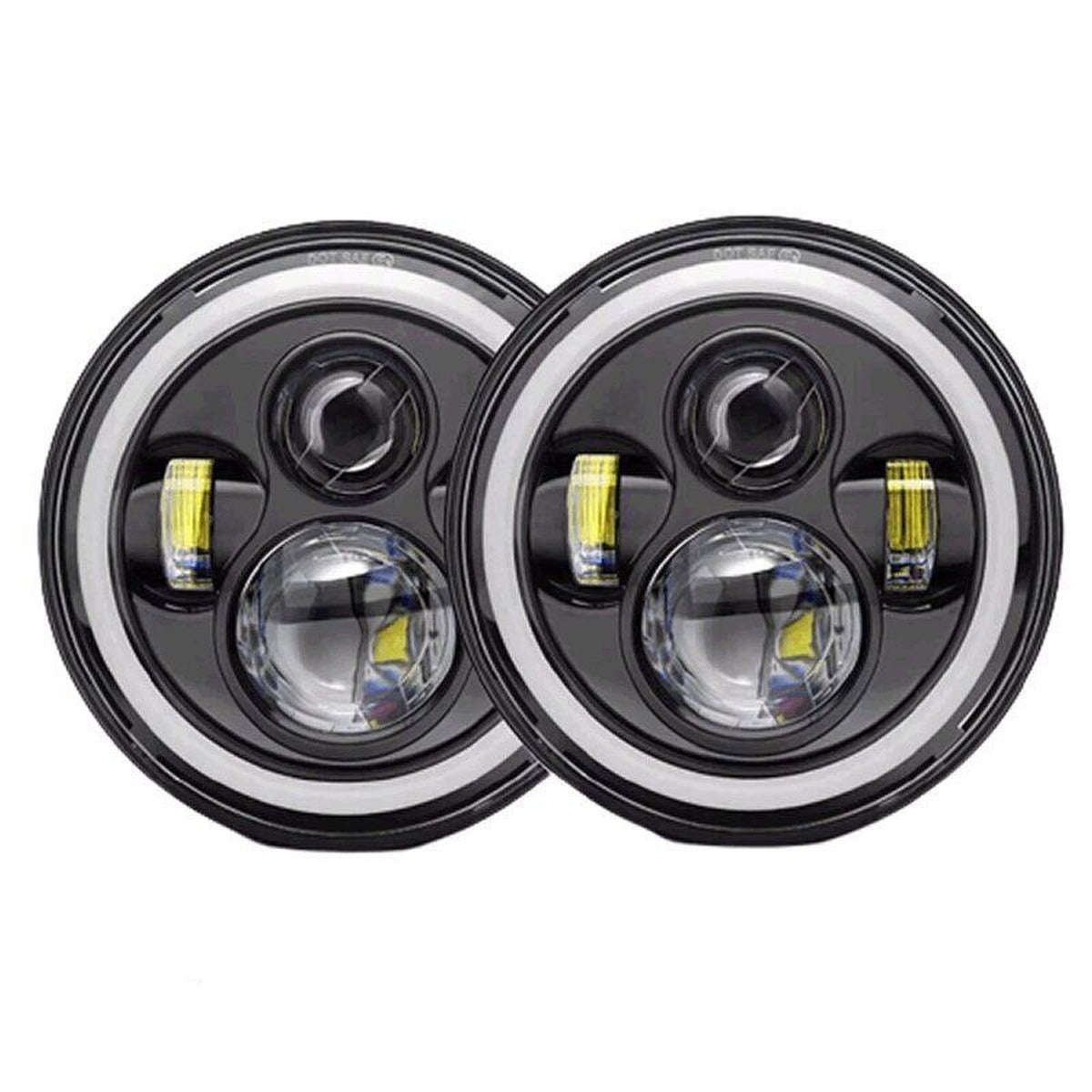 ZS - 2PCS 7 Inch Round LED Headlights For Jeep