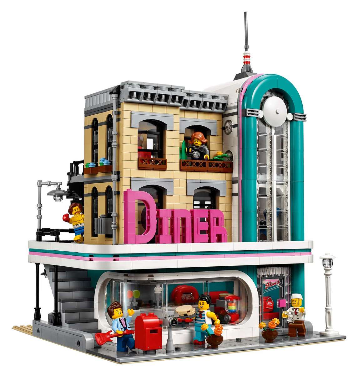 LEGO® Creator Expert Downtown Diner - 10260 - 2480 Piece Building Set