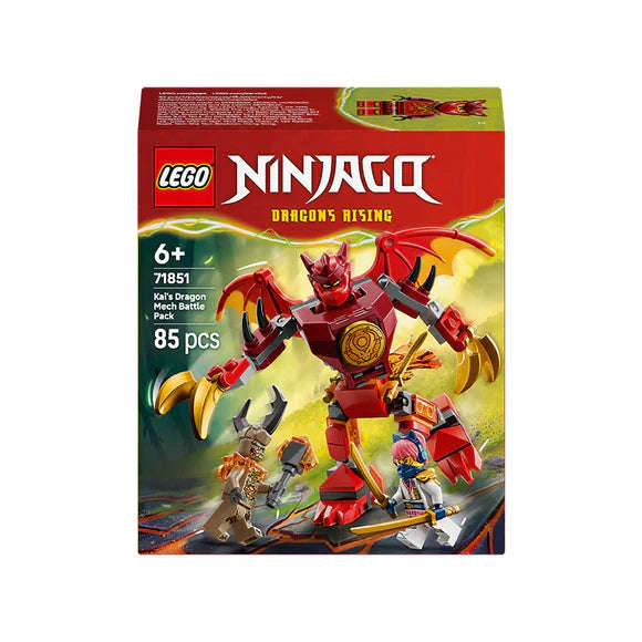 LEGO® NINJAGO® Kais Dragon Mech Battle Pack - 71851 - 85 Piece Building Set