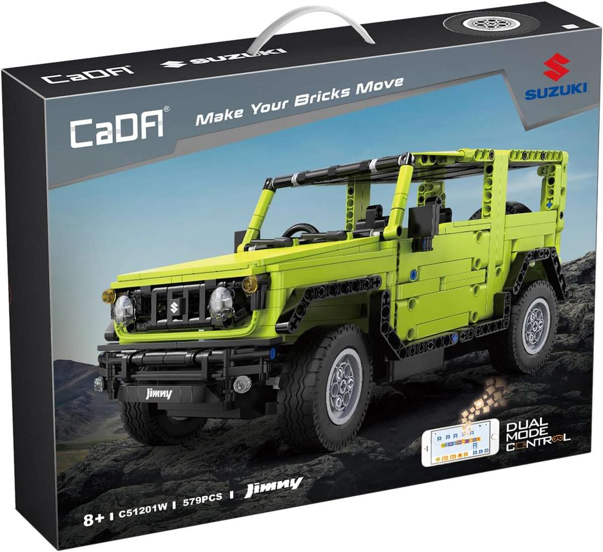 CaDA® Tech R/C Suzuki Jimny | C51201W | 579 Pieces | 32cm