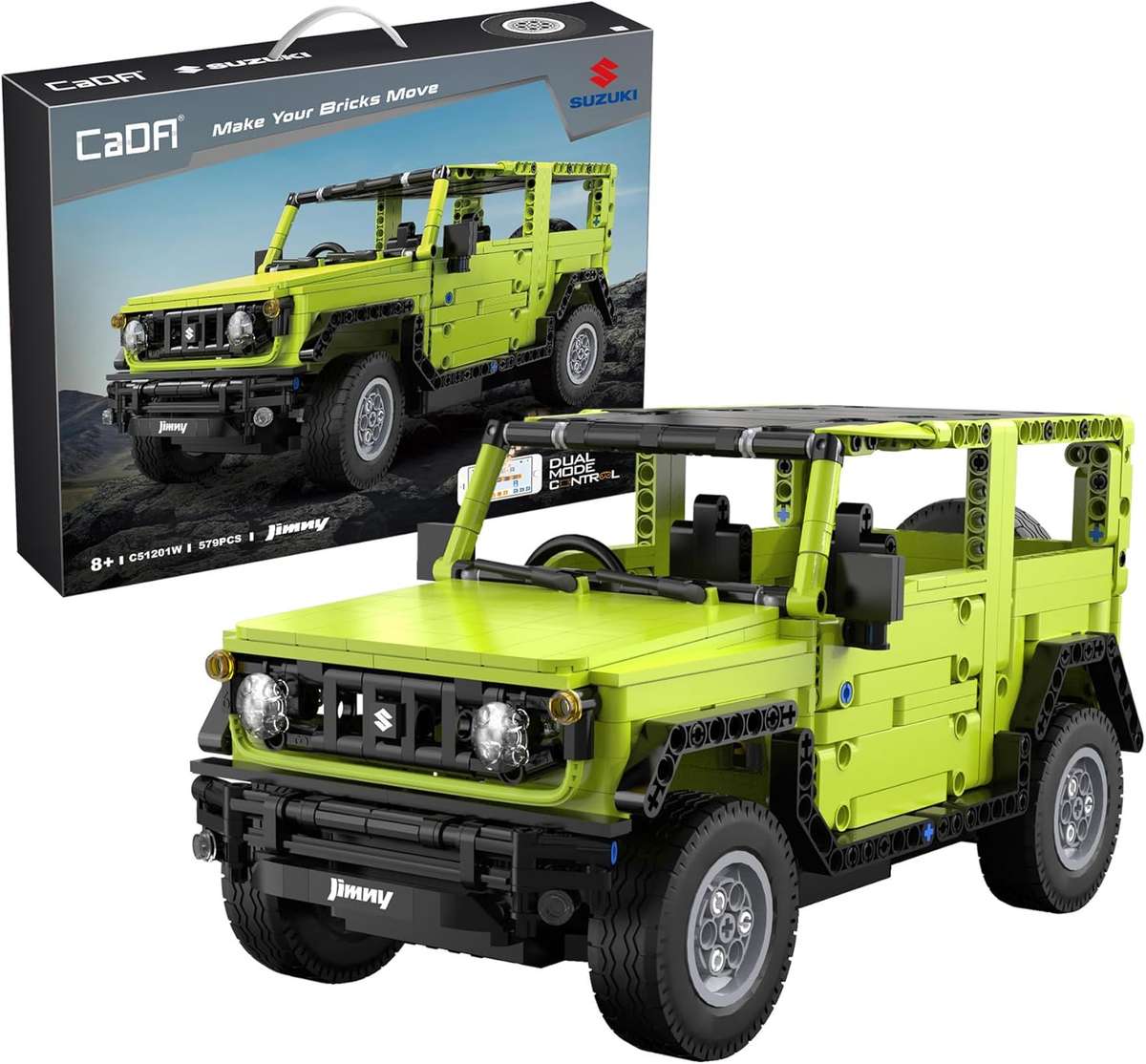 CaDA® Tech R/C Suzuki Jimny | C51201W | 579 Pieces | 32cm