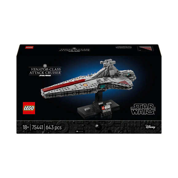 LEGO® Star Wars Venator-Class Attack Cruiser Model Building Set - 75441 - 643 Piece Buildi...