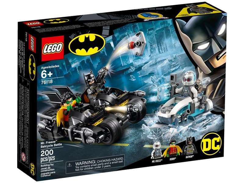 LEGO® DC Batman Mr. Freeze Batcycle Battle  76118  200 Piece Building Set