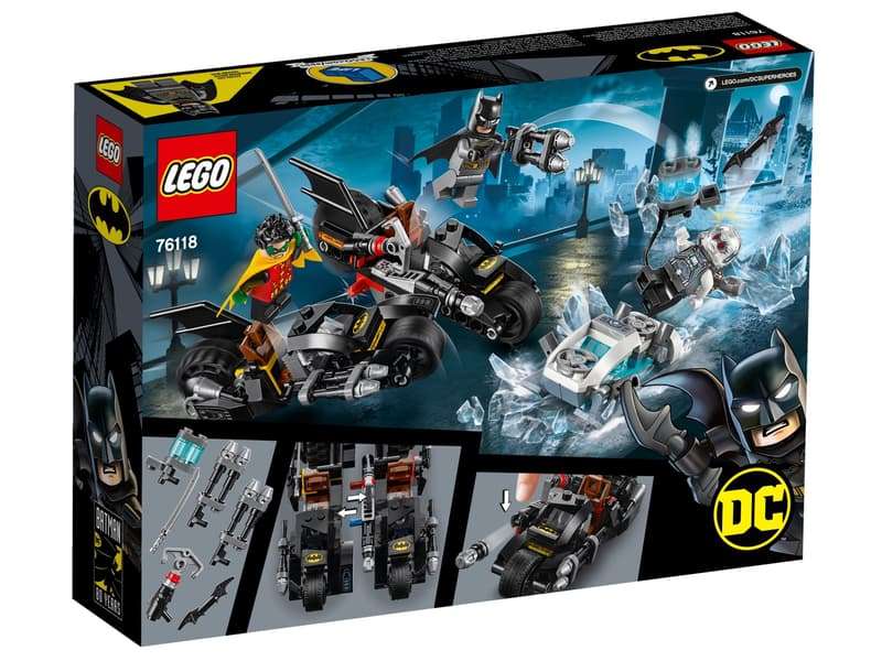 LEGO® DC Batman Mr. Freeze Batcycle Battle  76118  200 Piece Building Set