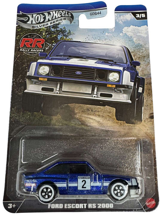 Hot Wheels© Silver Series Rally Racers - Ford Escort RS 2000 -  3/5