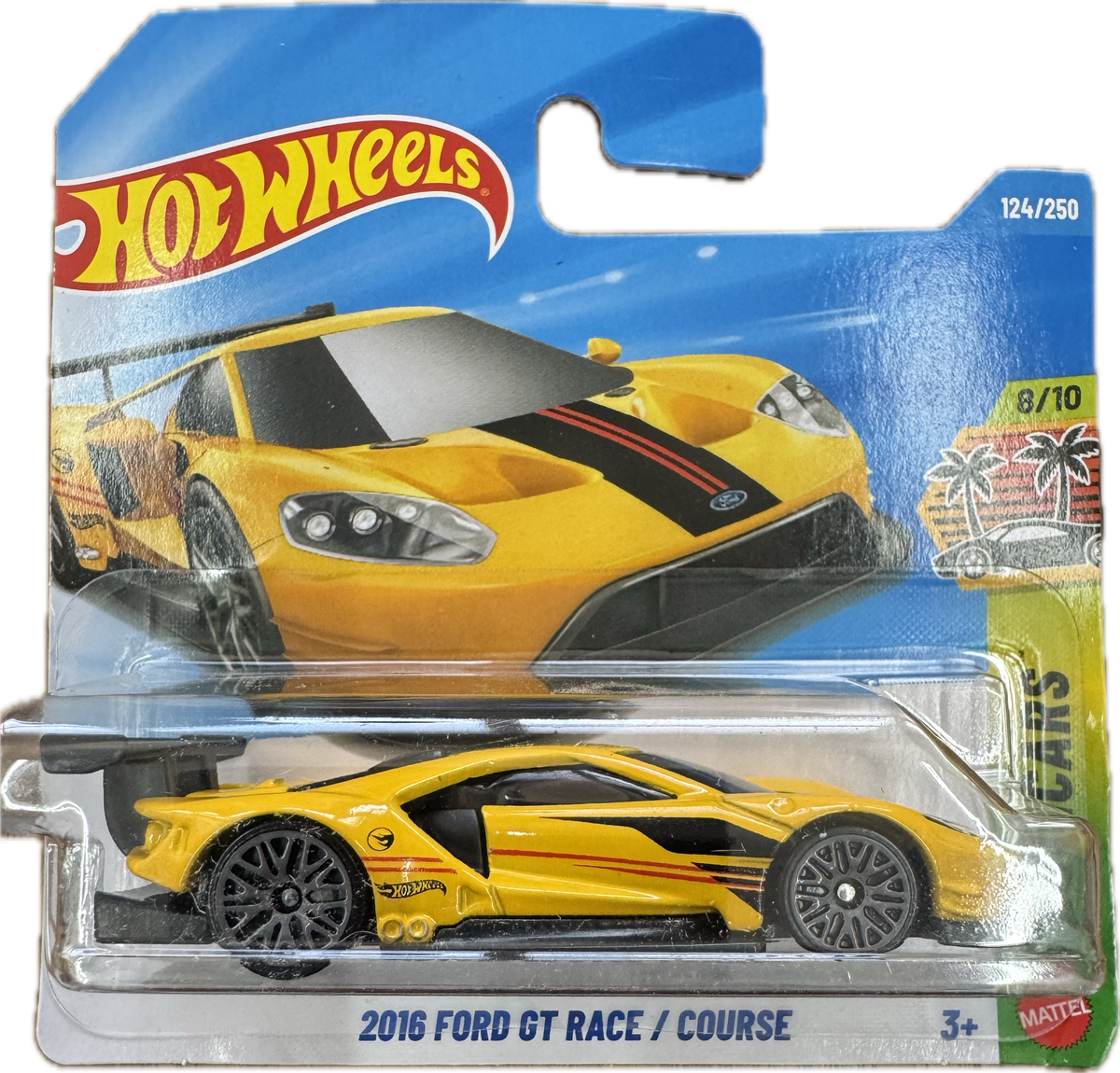 Hot Wheels© Basic - 2016 Ford GT Race - Exoticars 8/10 - 124/250-2026