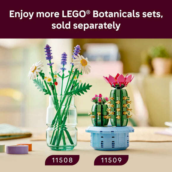 LEGO® Botanicals Cactus 11509  482 Piece Floral Building Set