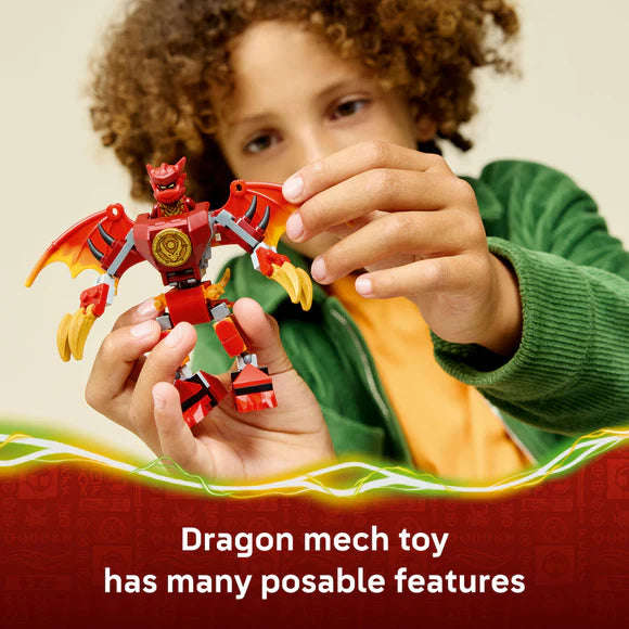 LEGO® NINJAGO® Kais Dragon Mech Battle Pack - 71851 - 85 Piece Building Set