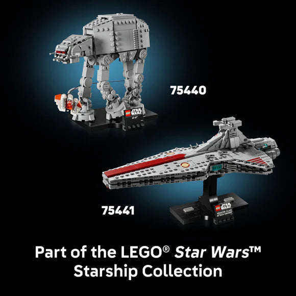 LEGO® Star Wars Venator-Class Attack Cruiser Model Building Set - 75441 - 643 Piece Buildi...