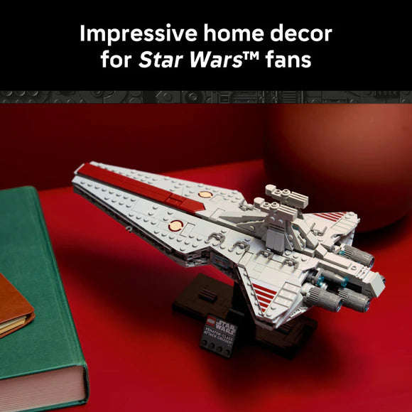 LEGO® Star Wars Venator-Class Attack Cruiser Model Building Set - 75441 - 643 Piece Buildi...