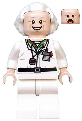 LEGO® Minifigure - Dimensions : Back to the Future - Doc Brown - Long Hair - dim015