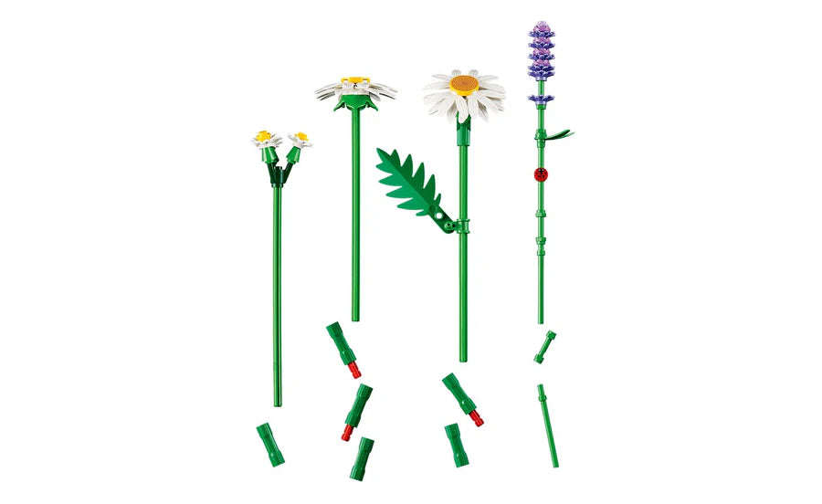LEGO® Botanicals Daisies 11508  133-Piece Floral Building Set
