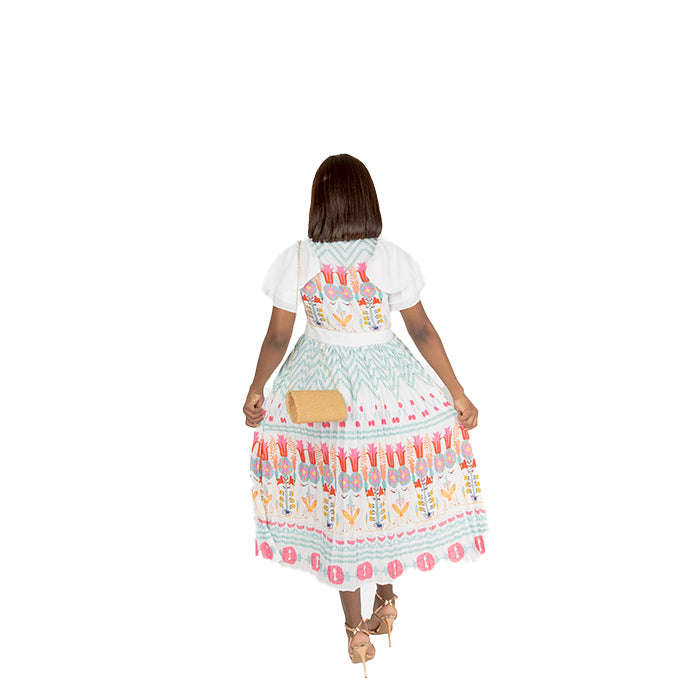 Bohemian Summer Midi Dress