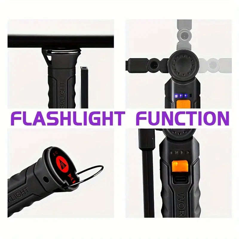 USB Rechargeable LED UV Flashlight