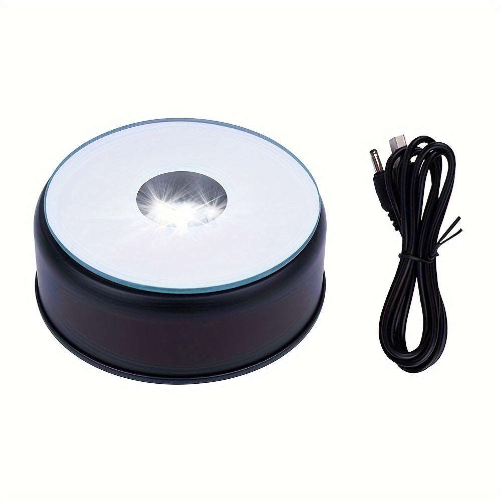 Rotating Display Stand Light Base with Multicolor Light