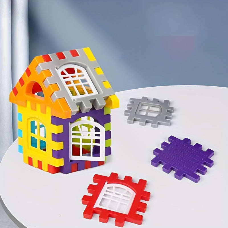 130pcs Kids Building Blocks Set - Large Particle Interlocking Bricks