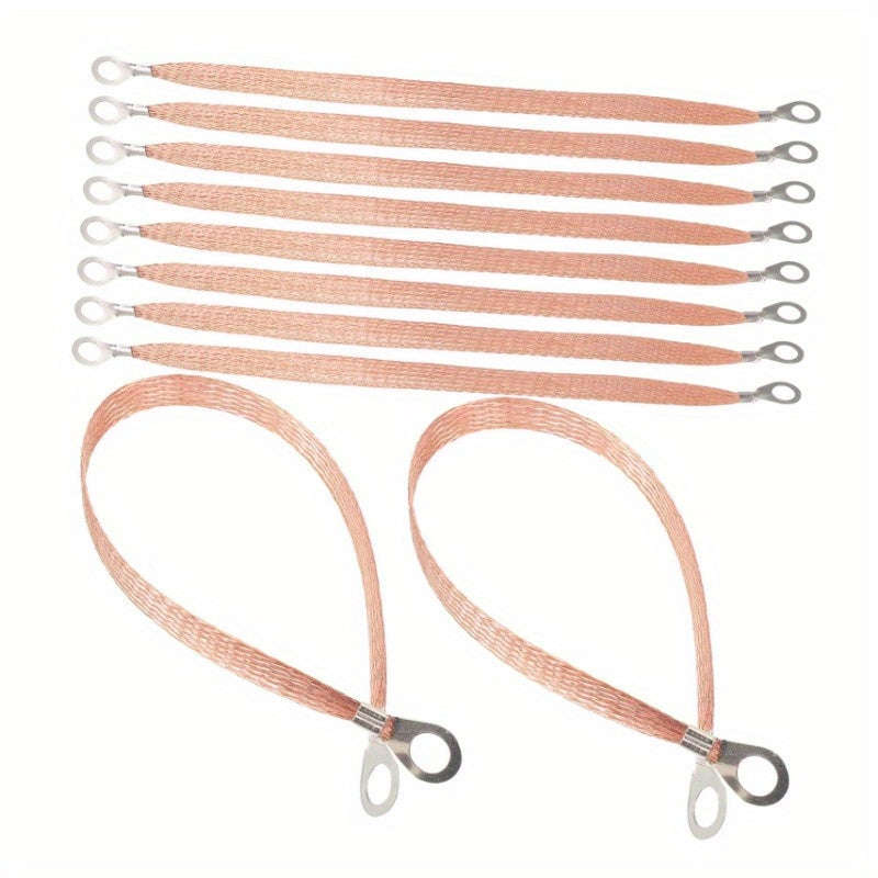 50pcs GM Grounding Wire, Engine Grounding Strap Kit with Braided Grounding Wire