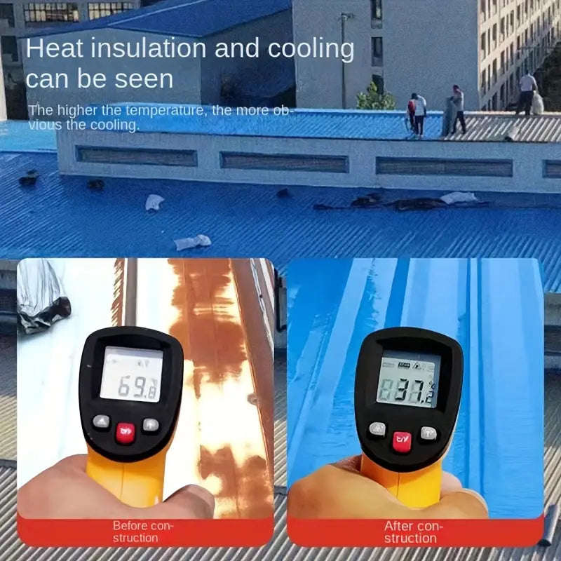 5m x 10cm Heavy-Duty Self-Adhesive Waterproof Tape - Heat-Resistant