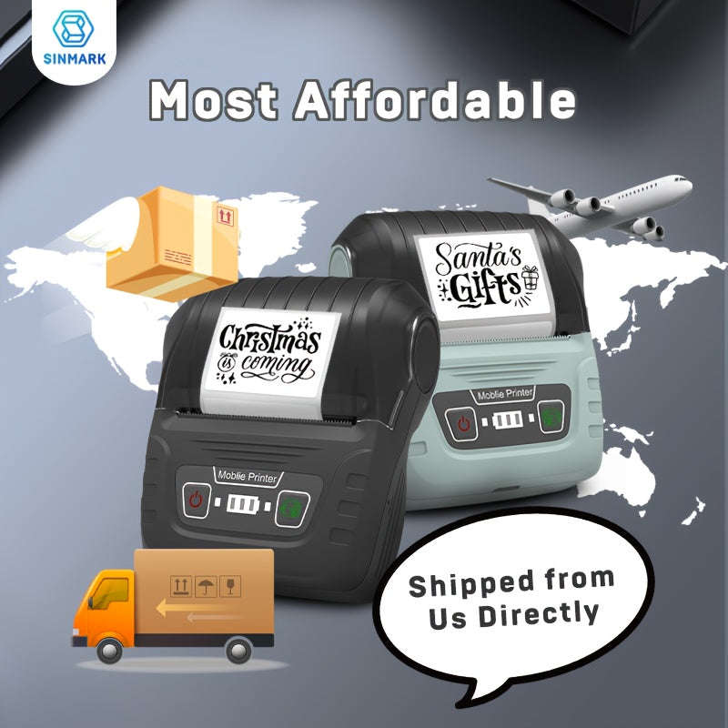 1pc SINMARK SK58 Label Maker Portable Label Printer for Small Business