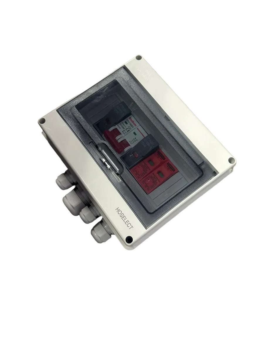 Solar photovoltaic PV DC Combiner Box Surge Lightning Protection 1 input 1 out DC 600V