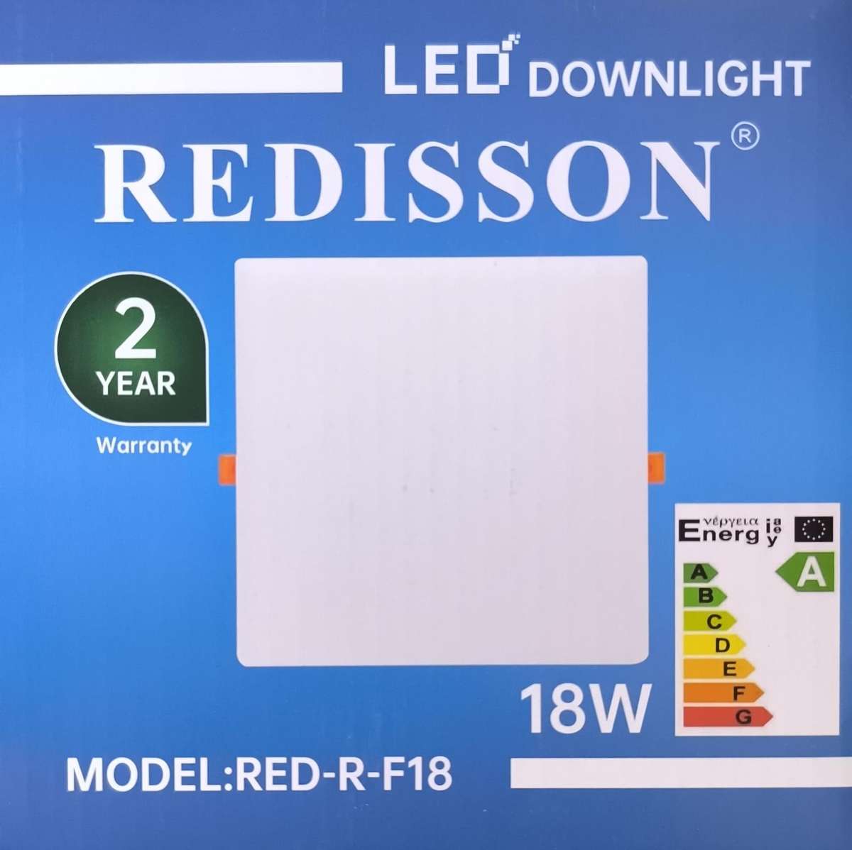 REDISSON RED-R-F18 18W Square LED Light Panel