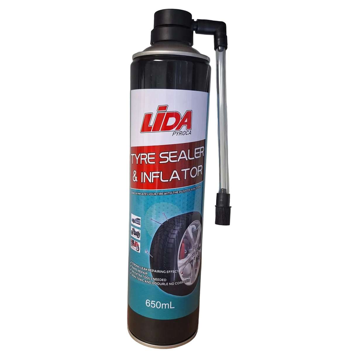 Lida Emergency Tyre Repar - Puncture Repair 650ml