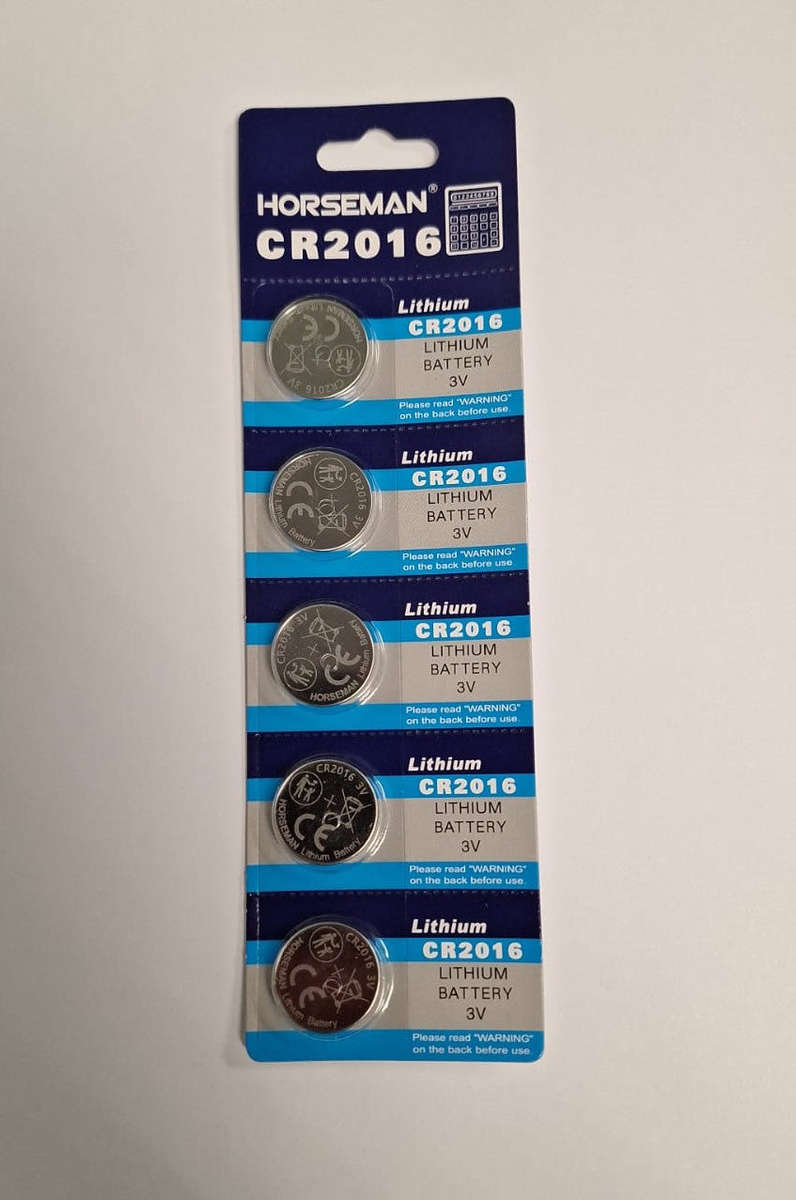 5pc CR2016 3v Lithium Batteries