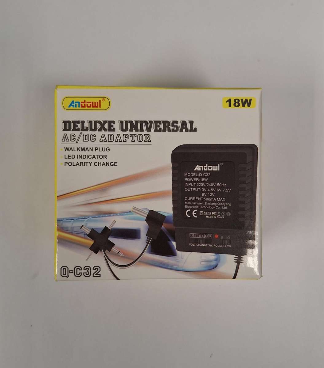 Andowl Q-C32 Adjustable 3-12V Universal Power Supply with Polarity Changer