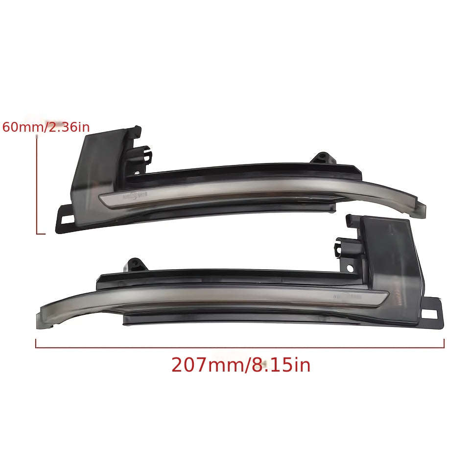 2 Dynamic Turn Signal Mirror Lights. Suitable for Audi A4 A5 B8 A3 8P Q3 A6 C6 4F S6