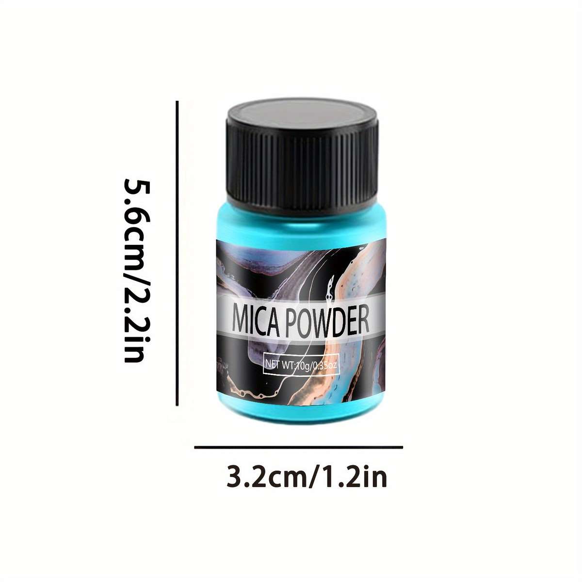 24 Colors Mica Powder for Epoxy Resin, Shimmery Powder, and Easy to Mix