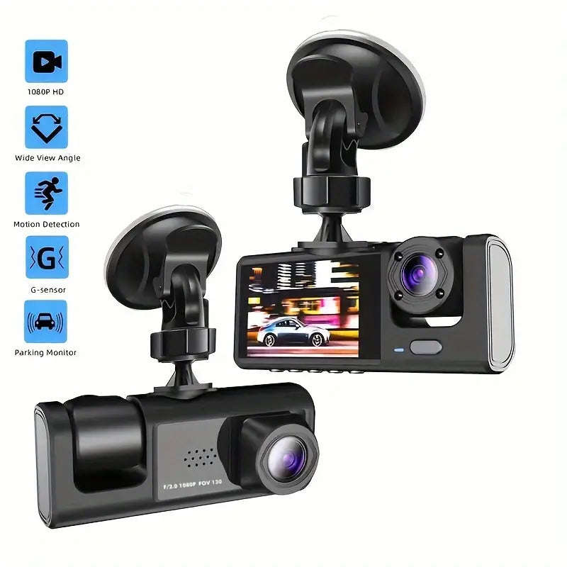 2 Channel 1080p Vehicle Dash Cam