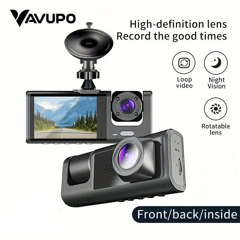 2 Channel 1080p Vehicle Dash Cam