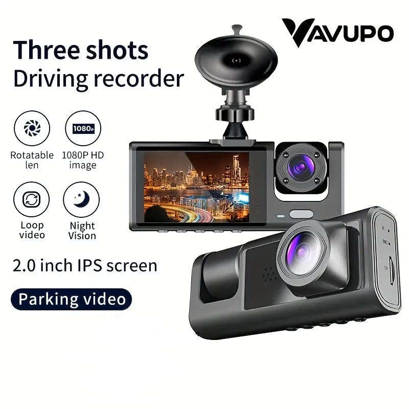 2 Channel 1080p Vehicle Dash Cam